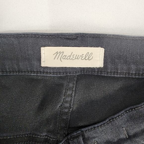 Madewell 9" High-Rise Skinny Jeans Black Sz 28 - Picture 6 of 9